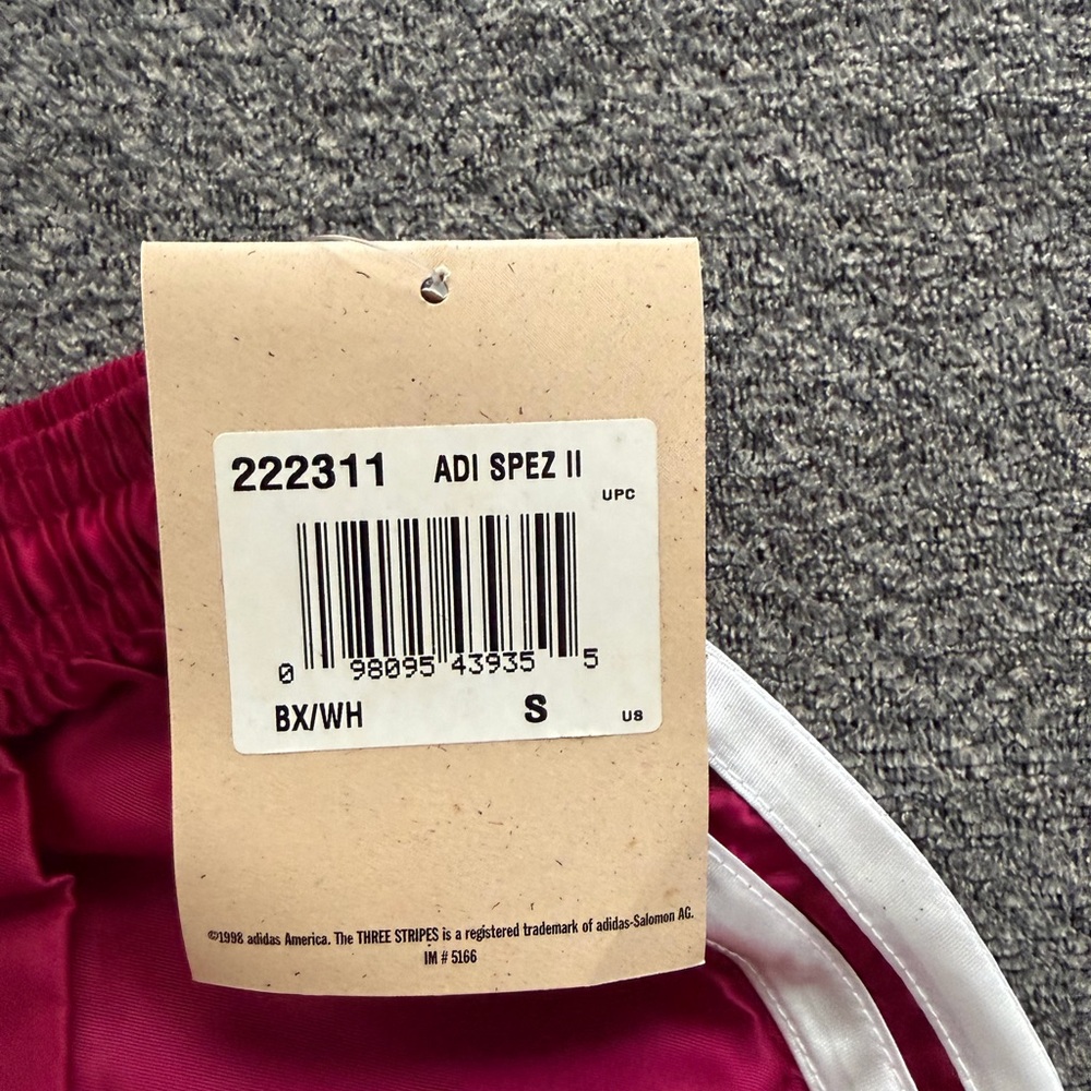 Adidas Pink and White Athletic Shorts - Picture 3 of 3